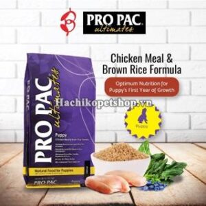 Pro Pac Puppy Chicken&Rice 2,5kg-thức ăn chó con,mang thai,cho con bú vị gà