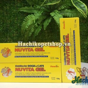 VEMEDIM NUVITA GEL - Bỗ Sung Dinh Dưỡng - Khoáng - Vitamin Chó Mèo 120gr