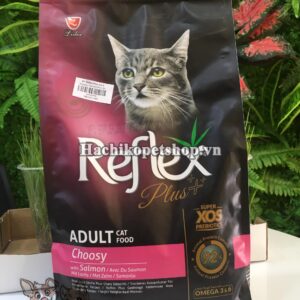 Reflex Plus Adult Choosy Salmon-Thức Ăn Cho Mèo Kén Ăn (cá hồi) 1.5kg