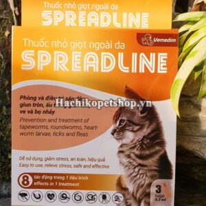 SPREAD LINE - NHỎ GÁY MÈO - TRỊ NỘI NGOẠI KÝ SINH TRÙNG